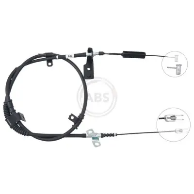 Exclusivo Cable de accionamiento, freno de estacionamiento A.B.S. K17572